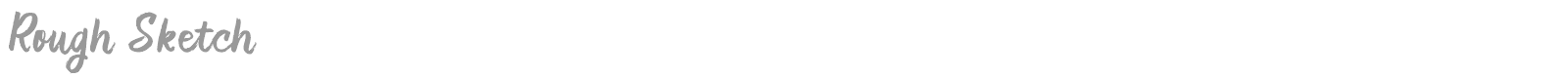 Rough Sketch font preview